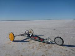 Chooks "Speed buggy" at Lake Lefroy WA