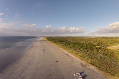 Kingston long beach from the kite