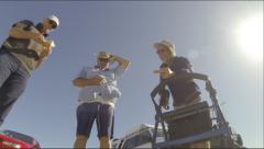 Trevor, Chook, and Rob's middle digit